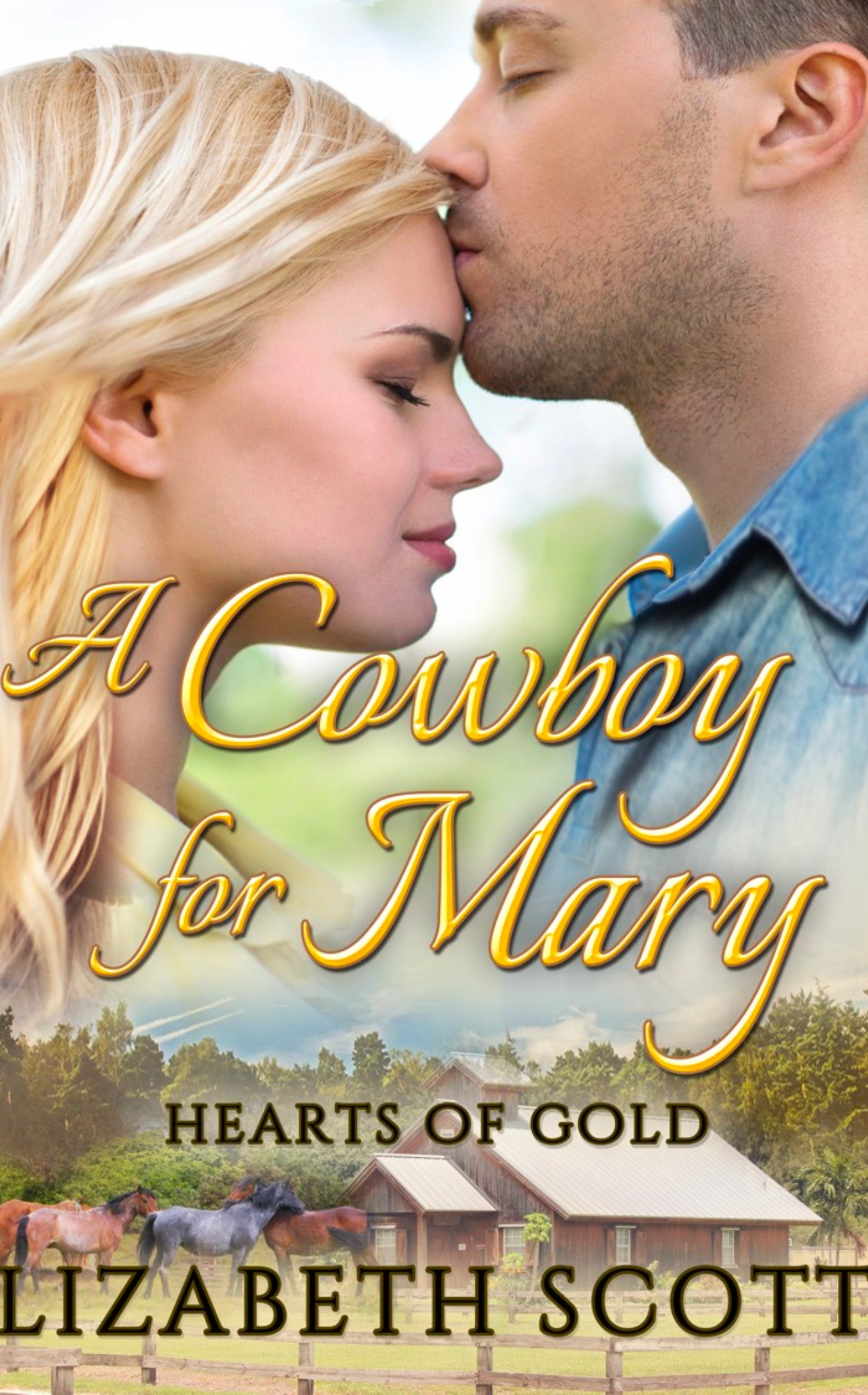 A Cowboy for Mary: Book Three in the Hearts of Gold Series by USA Today Bestselling Author of contemporary romance Lizabeth Scott